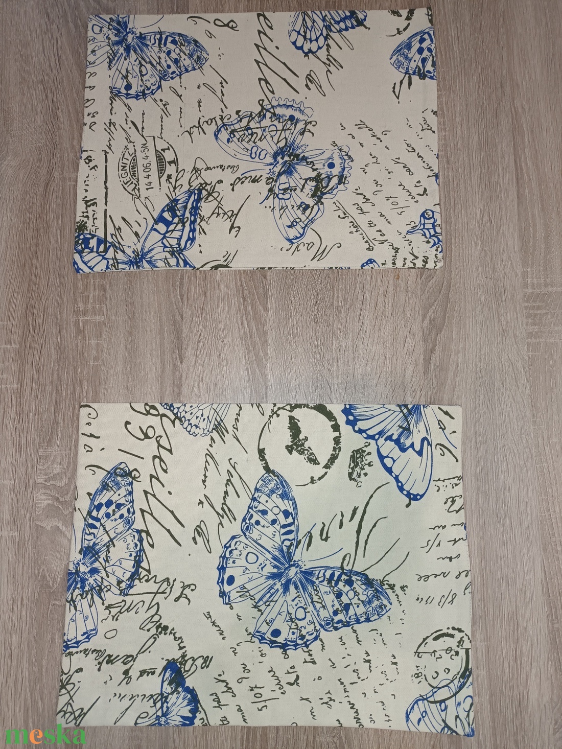 2 személyes pillangós tányéralátét - otthon & életmód - konyhafelszerelés, tálalás - tálalás - tányér- és poháralátét - Meska.hu