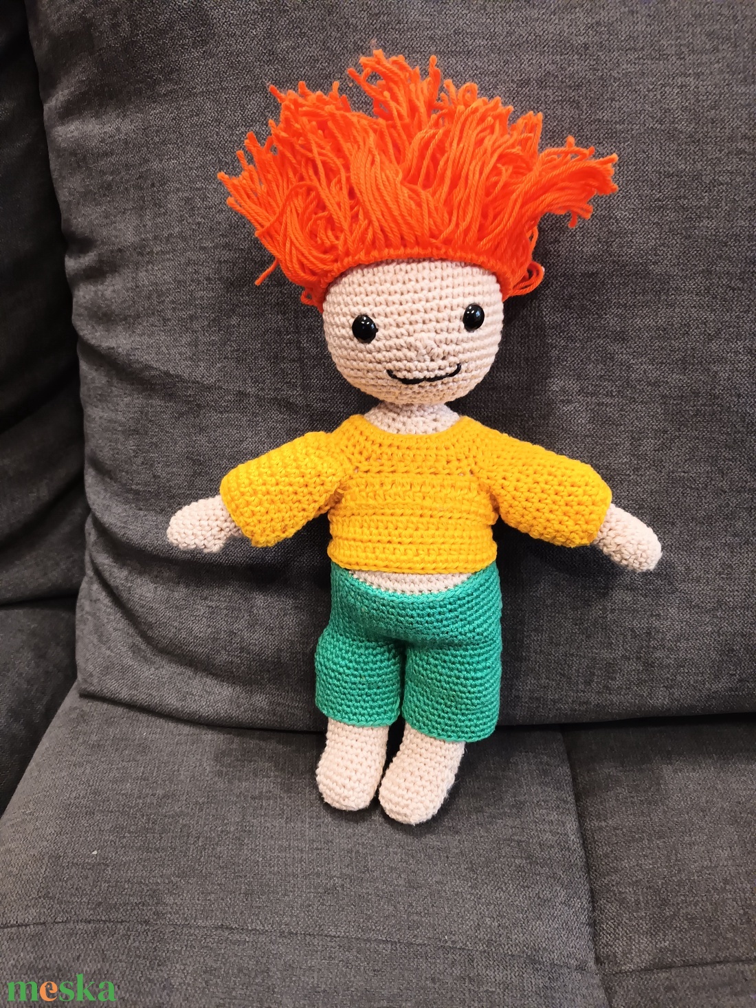 Amigurumi Pumukli - játék & sport - plüssállat & játékfigura - ember - Meska.hu