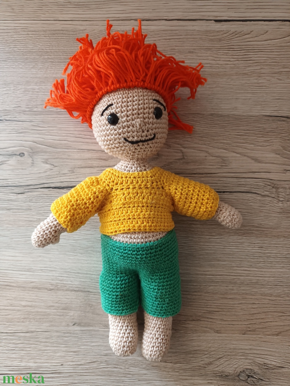 Amigurumi Pumukli - játék & sport - plüssállat & játékfigura - ember - Meska.hu