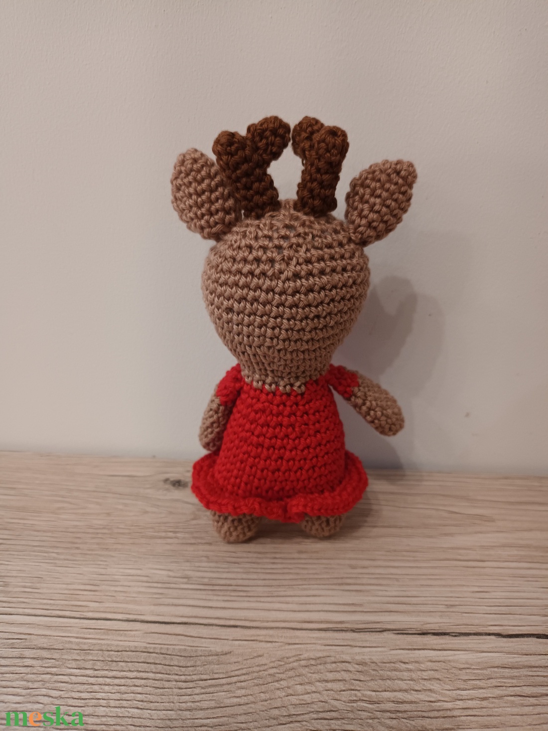 Amigurumi rénszarvaslány - játék & sport - plüssállat & játékfigura - más figura - Meska.hu