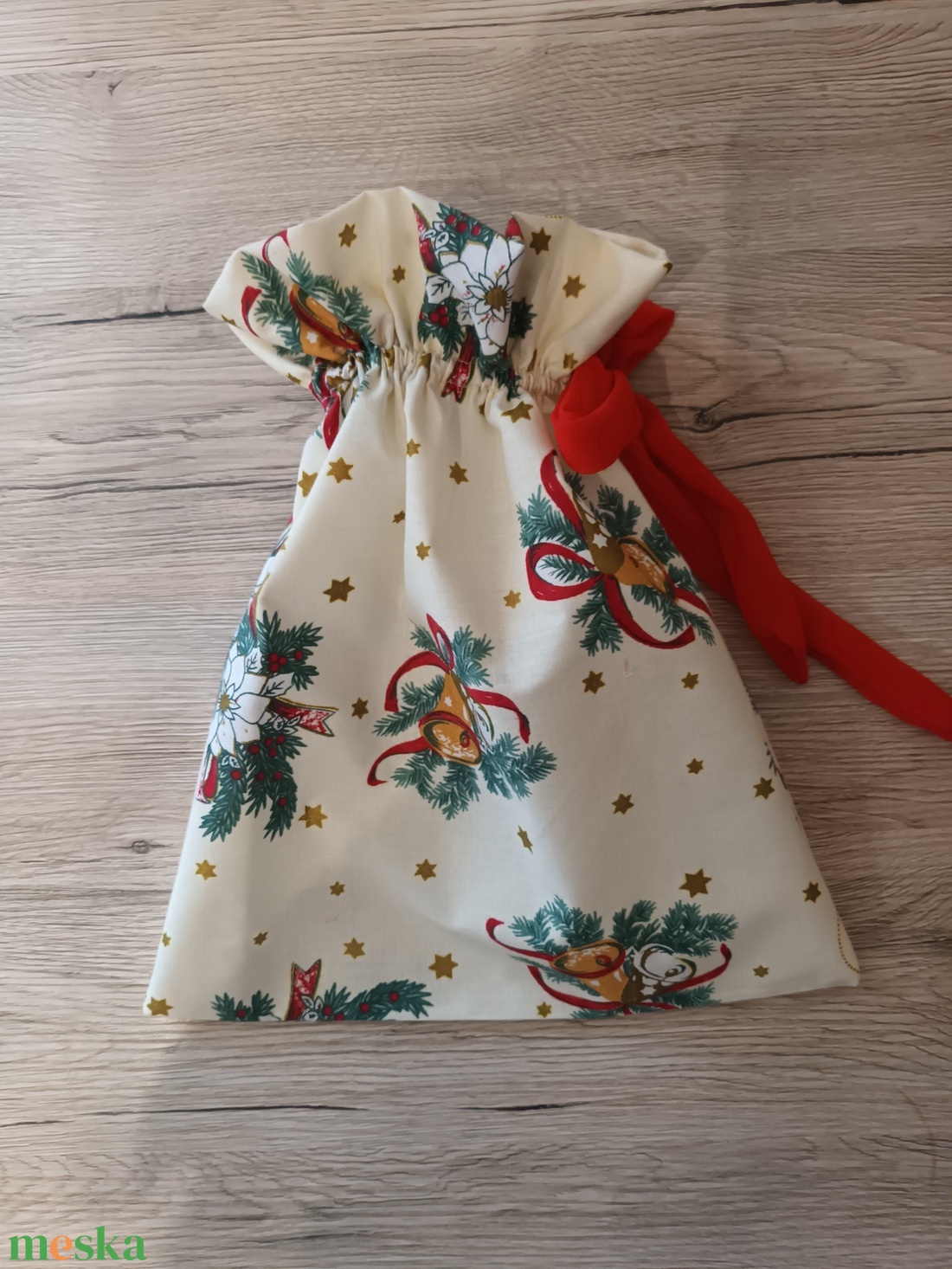 Karácsonyi ajándékzsák, Mikulászsák - karácsony - mikulás - mikulás zsák - Meska.hu