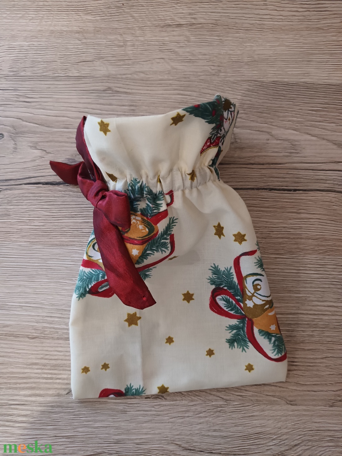 Karácsonyi ajándékzsák, Mikulászsák - karácsony - mikulás - mikulás zsák - Meska.hu