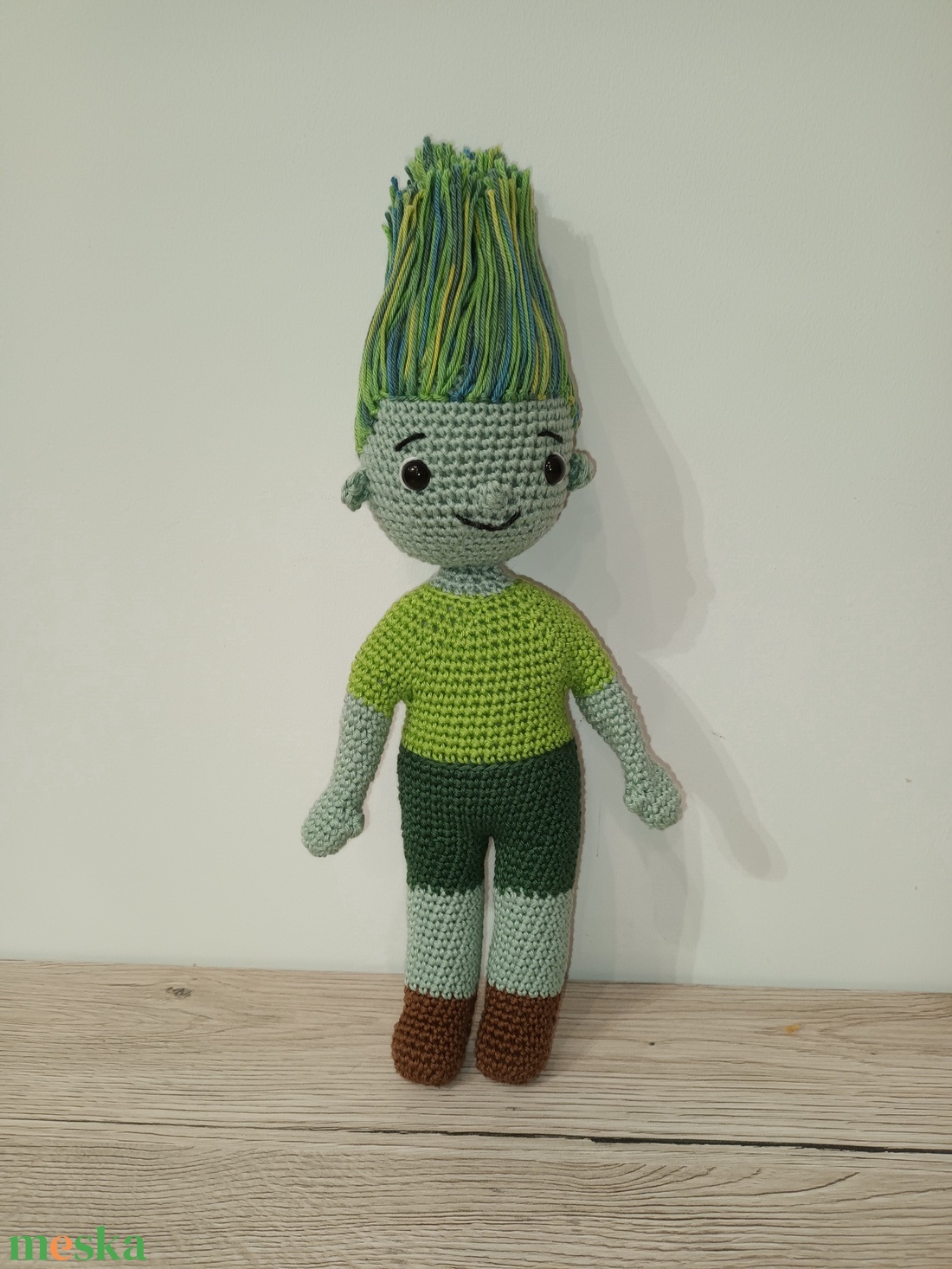 Amigurumi Vilkó a Lengemesékből, Füttyös Vilkó - játék & sport - baba & babaház - baba - Meska.hu