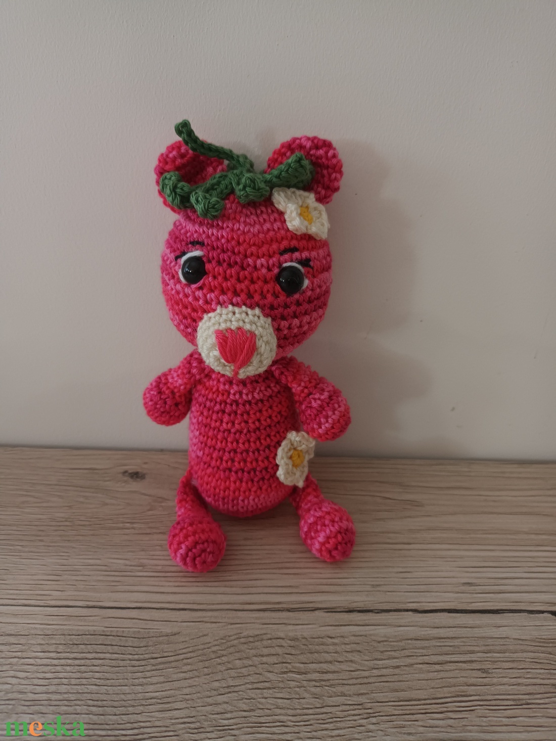 Eperke amigurumi maci - játék & sport - plüssállat & játékfigura - maci - Meska.hu Eperke amigurumi maci - játék & sport - plüssállat & játékfigura - maci - Meska.hu