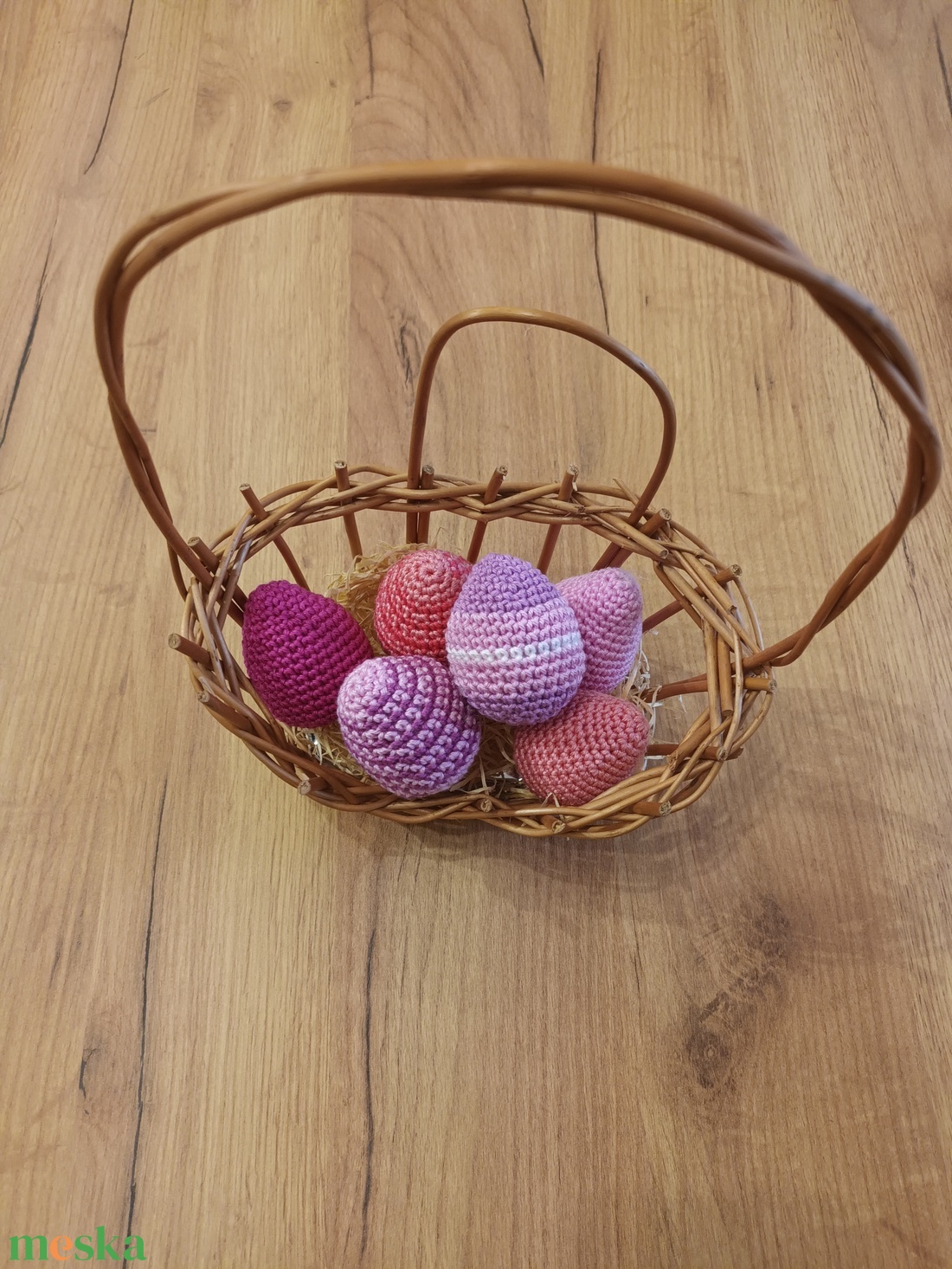 Horgolt húsvéti tojások - otthon & életmód - dekoráció - dísztárgy - Meska.hu