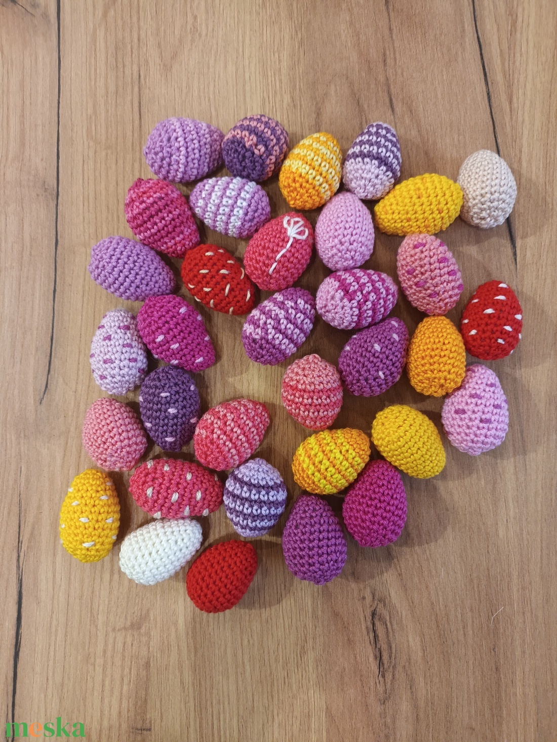 Horgolt húsvéti tojások - otthon & életmód - dekoráció - dísztárgy - Meska.hu