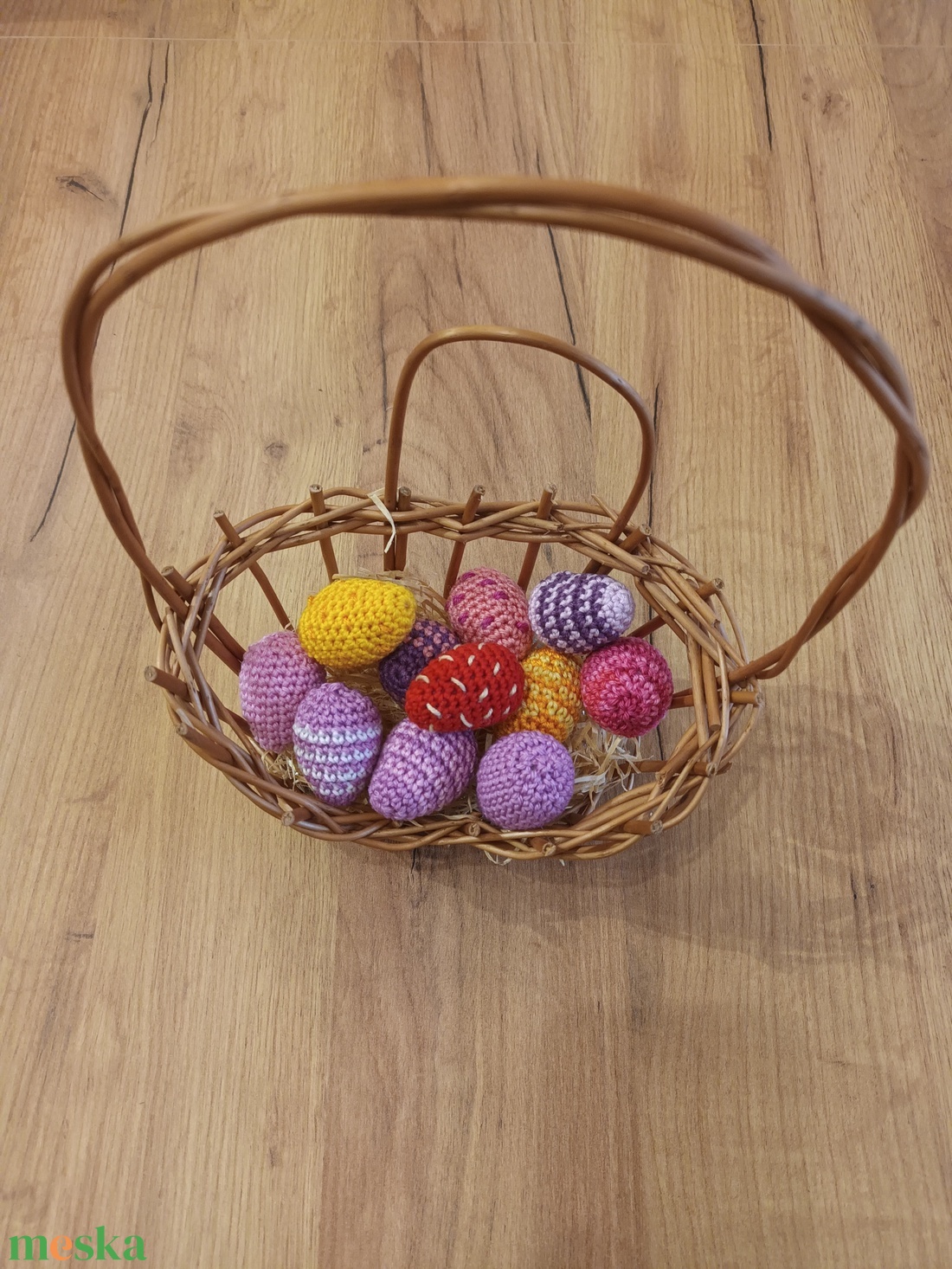Horgolt húsvéti tojások - otthon & életmód - dekoráció - dísztárgy - Meska.hu