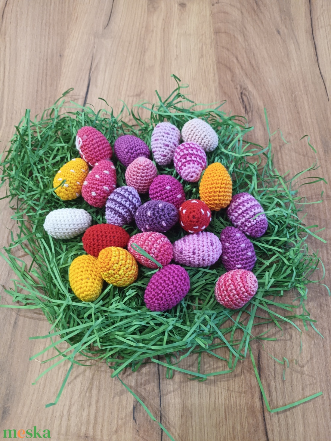 Horgolt húsvéti tojások - otthon & életmód - dekoráció - dísztárgy - Meska.hu