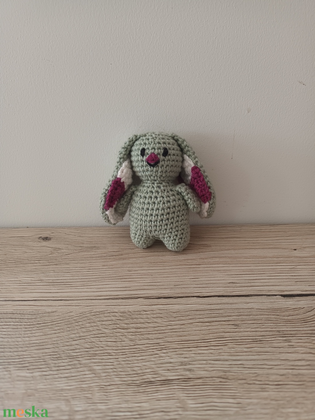 Kockáfülű amigurumi nyuszi - játék & sport - plüssállat & játékfigura - nyuszi - Meska.hu Kockáfülű amigurumi nyuszi - játék & sport - plüssállat & játékfigura - nyuszi - Meska.hu