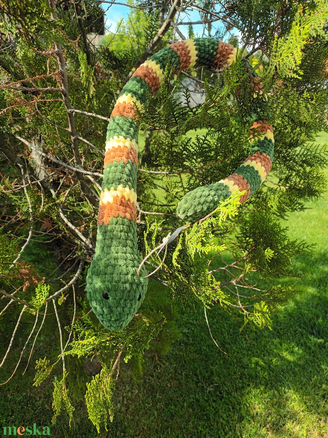 Amigurumi plüss kígyó: Zöldellő - játék & sport - plüssállat & játékfigura - más figura - Meska.hu Amigurumi plüss kígyó: Zöldellő - játék & sport - plüssállat & játékfigura - más figura - Meska.hu