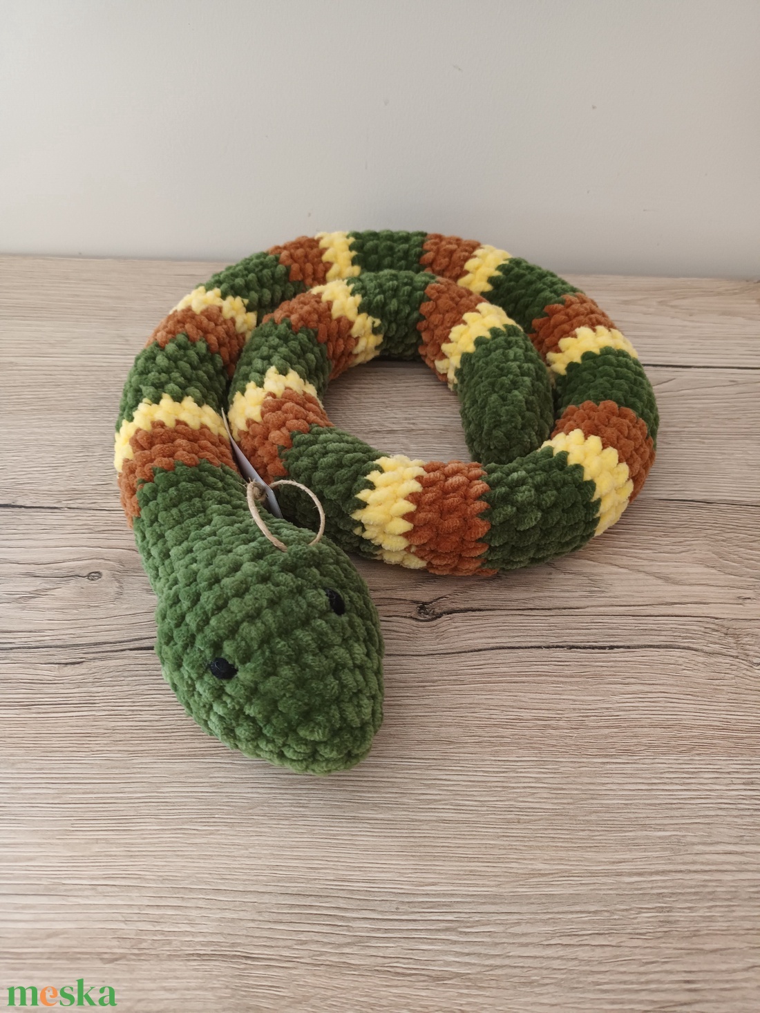 Amigurumi plüss kígyó: Zöldellő - játék & sport - plüssállat & játékfigura - más figura - Meska.hu Amigurumi plüss kígyó: Zöldellő - játék & sport - plüssállat & játékfigura - más figura - Meska.hu