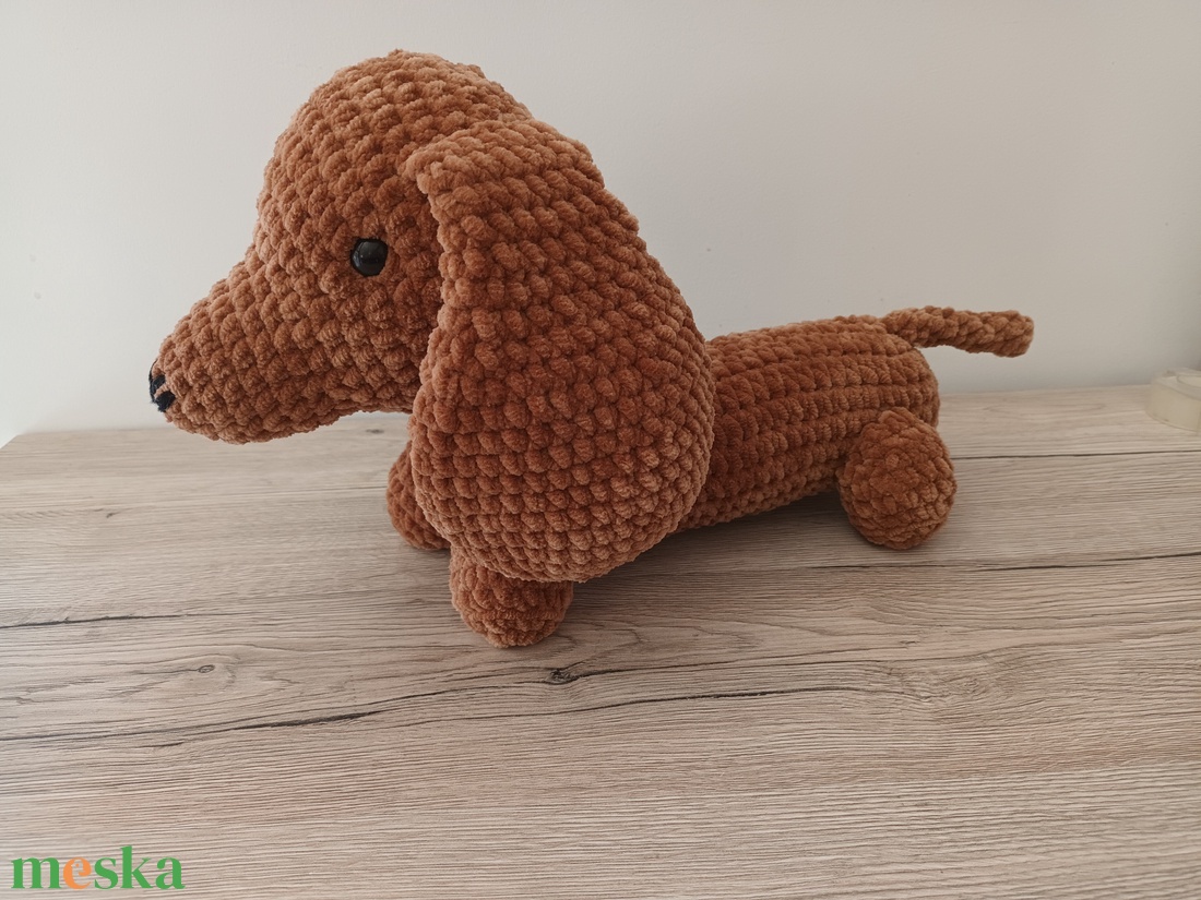 Tappancs, az amigurumi tacskó - játék & sport - plüssállat & játékfigura - kutya - Meska.hu Tappancs, az amigurumi tacskó - játék & sport - plüssállat & játékfigura - kutya - Meska.hu