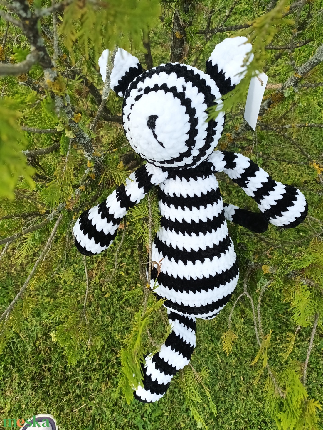 Blanka, amigurumi plüss fehér tigris - játék & sport - plüssállat & játékfigura - más figura - Meska.hu Blanka, amigurumi plüss fehér tigris - játék & sport - plüssállat & játékfigura - más figura - Meska.hu