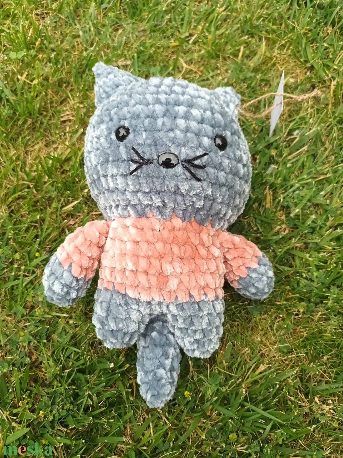 Cirmi, amigurumi cica - játék & sport - plüssállat & játékfigura - cica - Meska.hu Cirmi, amigurumi cica - játék & sport - plüssállat & játékfigura - cica - Meska.hu