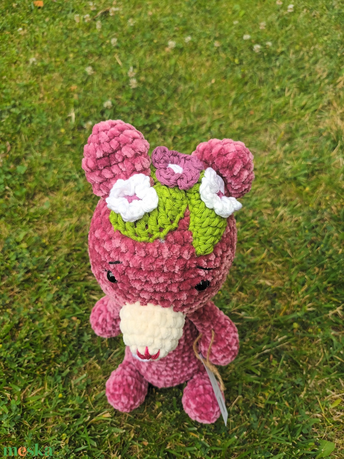 Málna, amigurumi maci - játék & sport - plüssállat & játékfigura - maci - Meska.hu Málna, amigurumi maci - játék & sport - plüssállat & játékfigura - maci - Meska.hu
