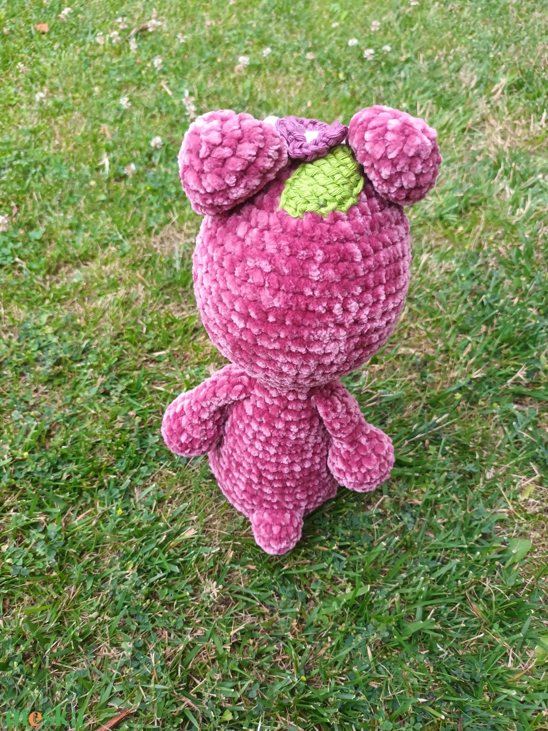 Málna, amigurumi maci - játék & sport - plüssállat & játékfigura - maci - Meska.hu Málna, amigurumi maci - játék & sport - plüssállat & játékfigura - maci - Meska.hu