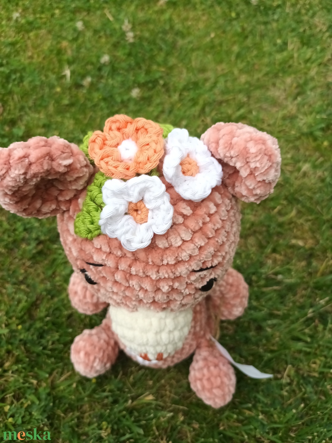 Róza, amigurumi maci - játék & sport - plüssállat & játékfigura - maci - Meska.hu Róza, amigurumi maci - játék & sport - plüssállat & játékfigura - maci - Meska.hu