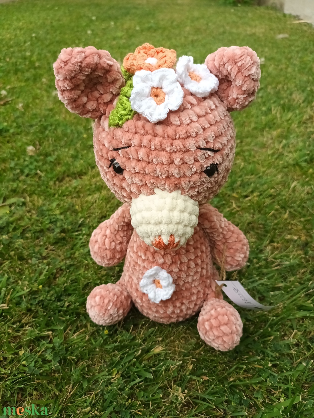 Róza, amigurumi maci - játék & sport - plüssállat & játékfigura - maci - Meska.hu Róza, amigurumi maci - játék & sport - plüssállat & játékfigura - maci - Meska.hu