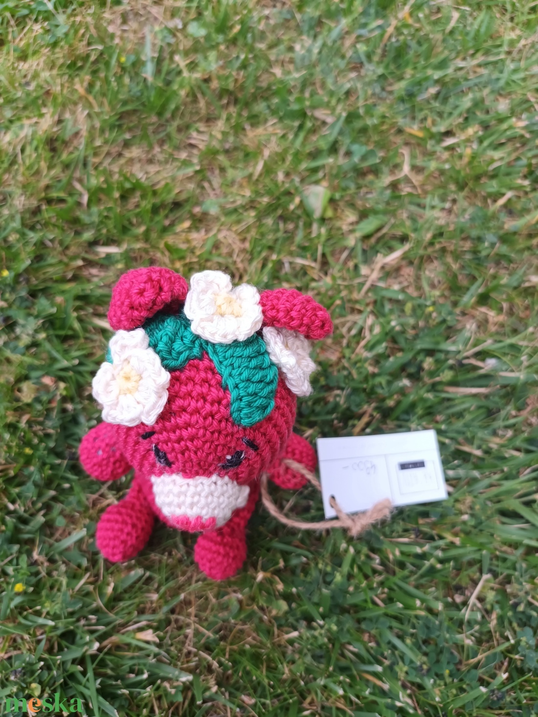 Kis Virág amigurumi maci - játék & sport - plüssállat & játékfigura - maci - Meska.hu Kis Virág amigurumi maci - játék & sport - plüssállat & játékfigura - maci - Meska.hu