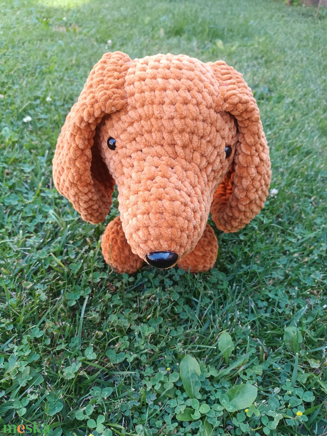 Tappancs, az amigurumi tacskó - játék & sport - plüssállat & játékfigura - kutya - Meska.hu