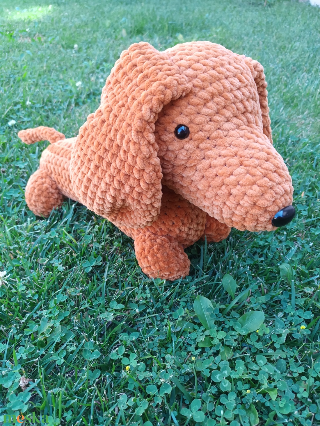 Tappancs, az amigurumi tacskó - játék & sport - plüssállat & játékfigura - kutya - Meska.hu