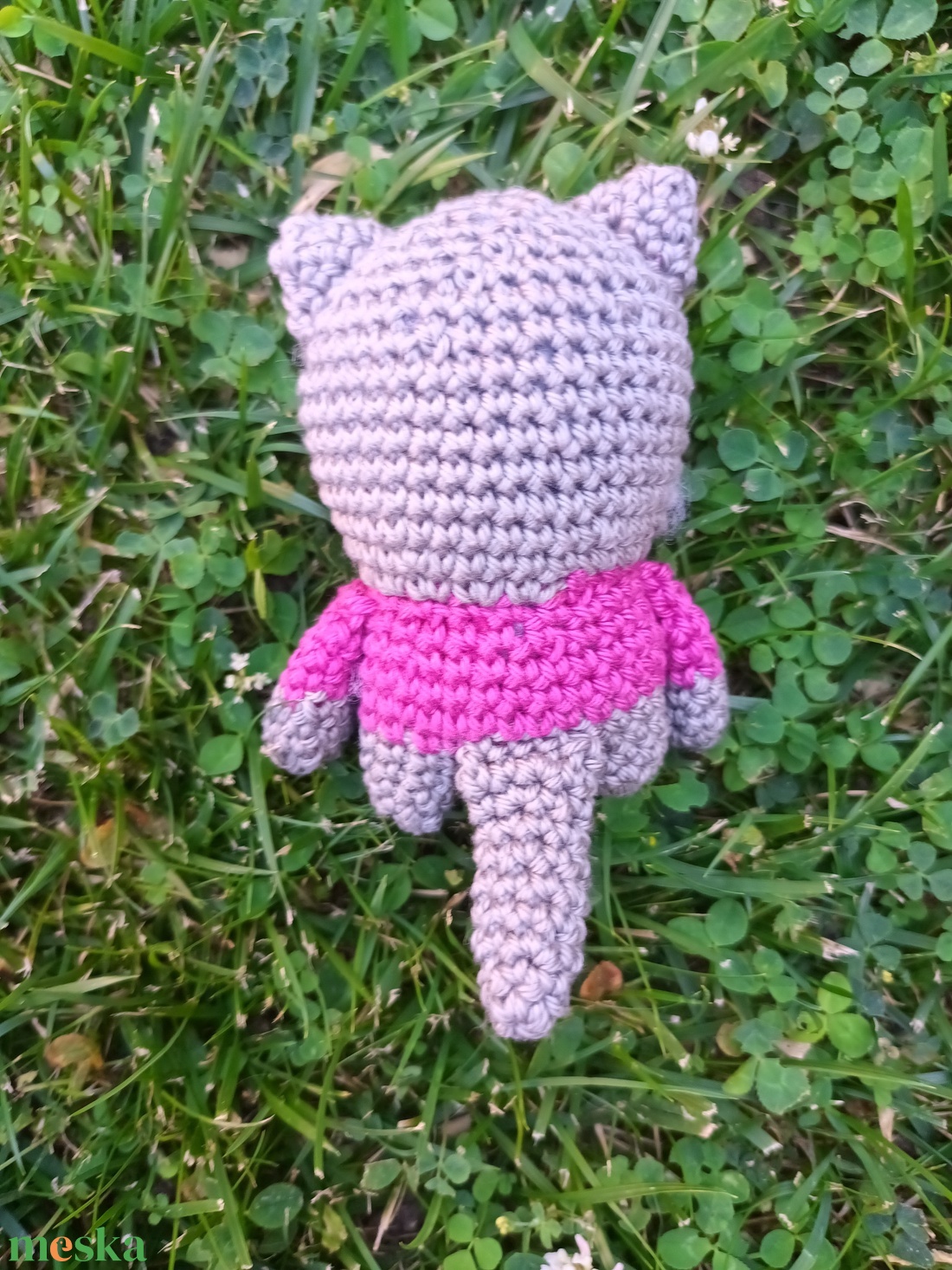 Cica-Mica, amigurumi cica - játék & sport - plüssállat & játékfigura - cica - Meska.hu