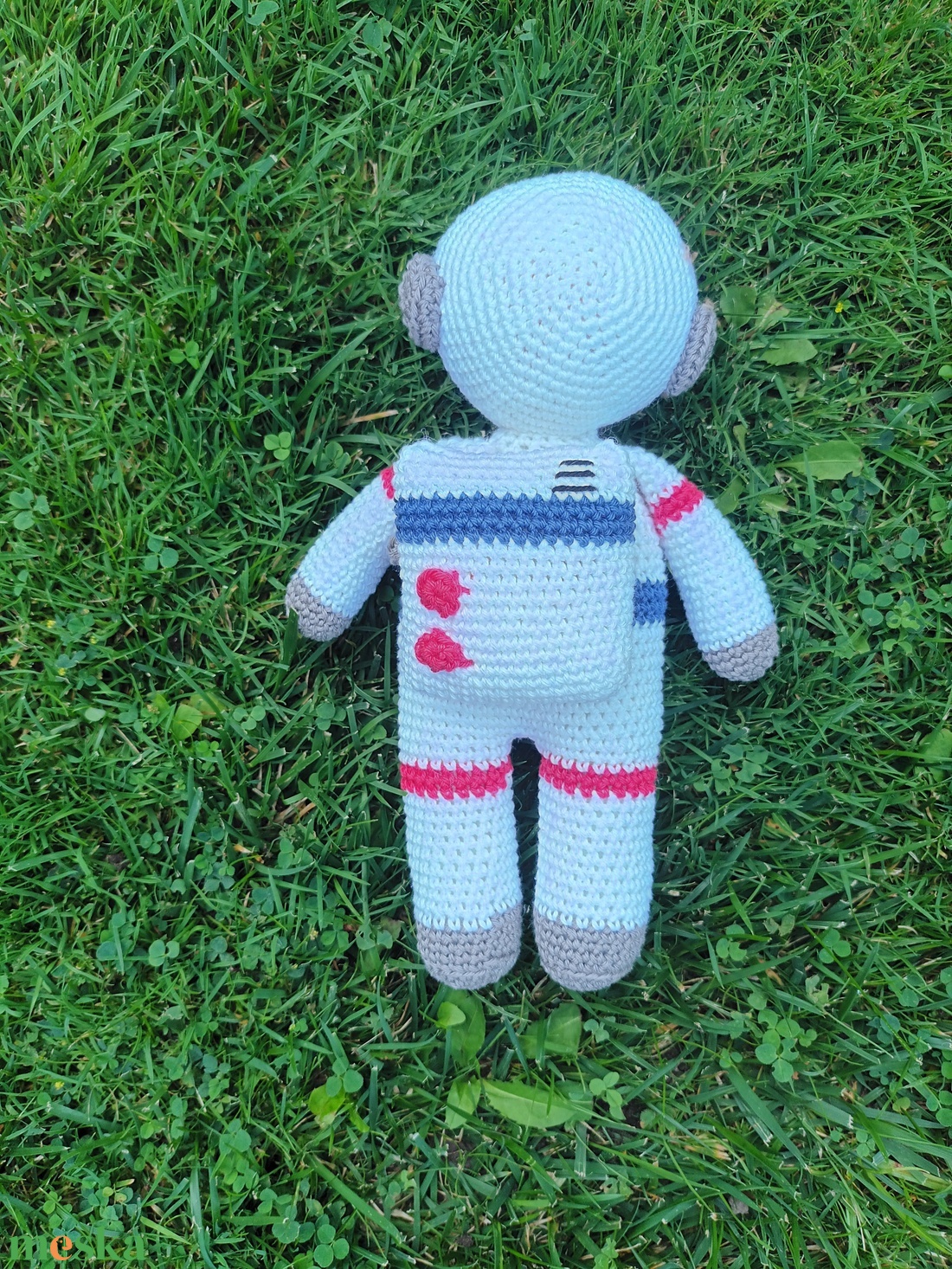 Amigurumi űrhajós - játék & sport - plüssállat & játékfigura - ember - Meska.hu