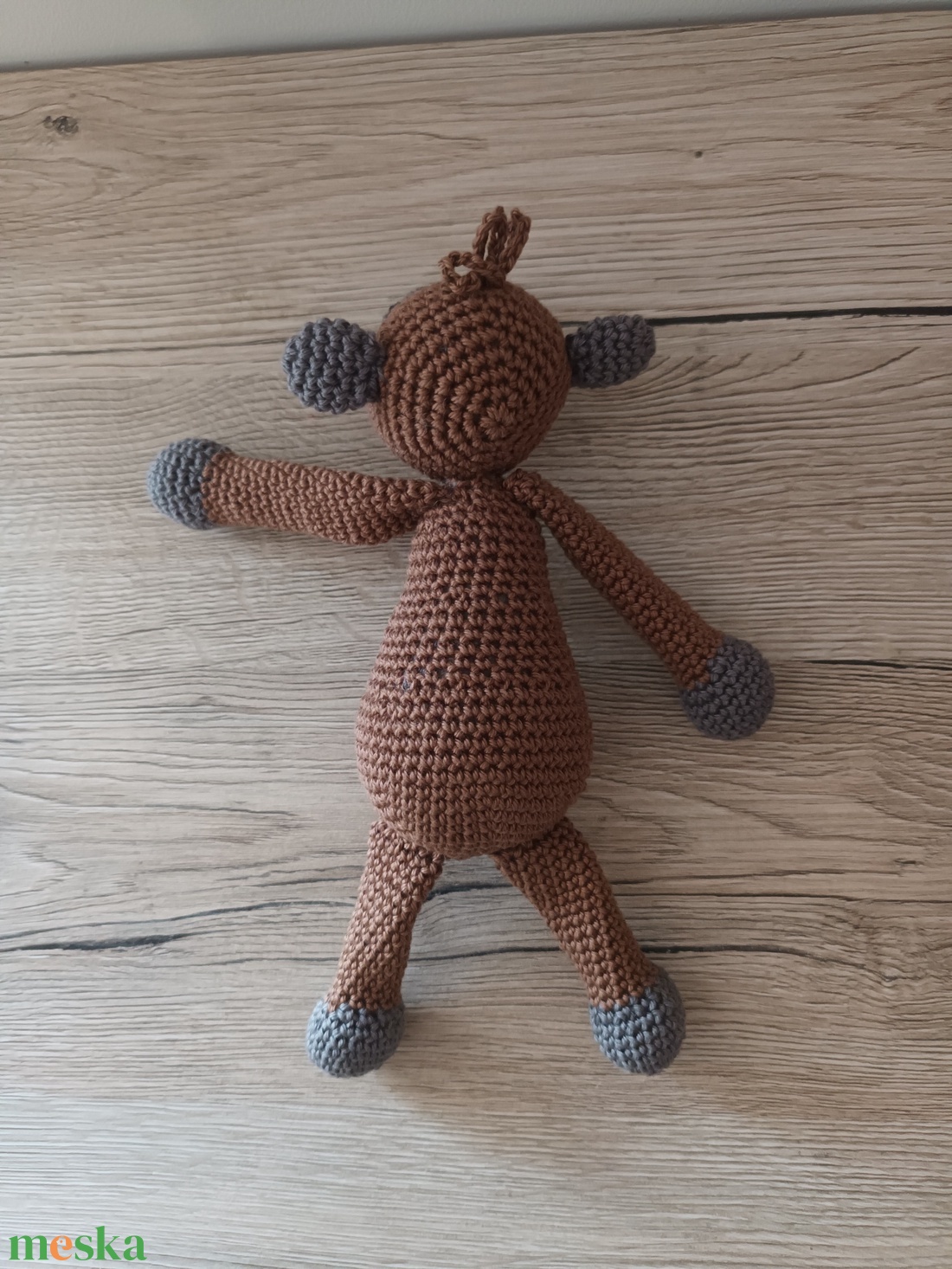 Amigurumi Kiki Majom - játék & sport - plüssállat & játékfigura - más figura - Meska.hu