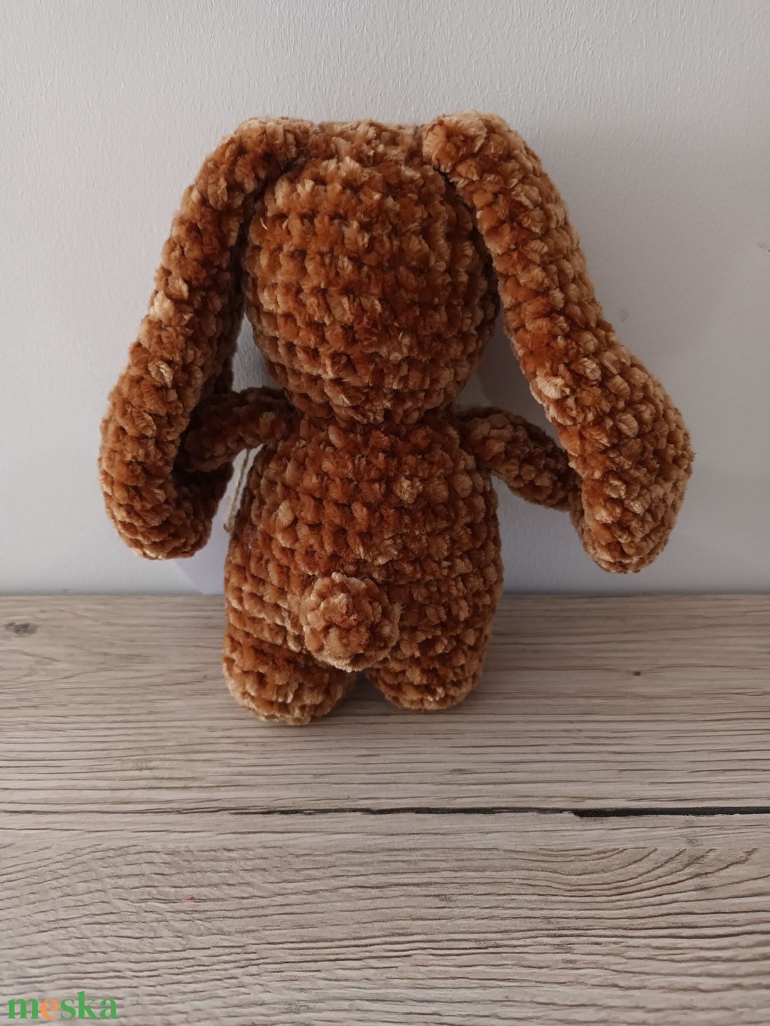 Amigurumi Barnus nyuszi - játék & sport - plüssállat & játékfigura - nyuszi - Meska.hu