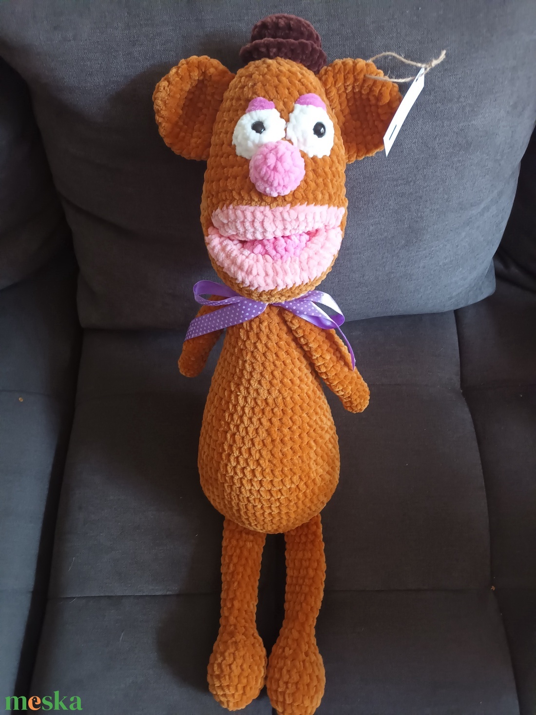 Topi Maci horgolt, a Muppet Showból - játék & sport - plüssállat & játékfigura - maci - Meska.hu