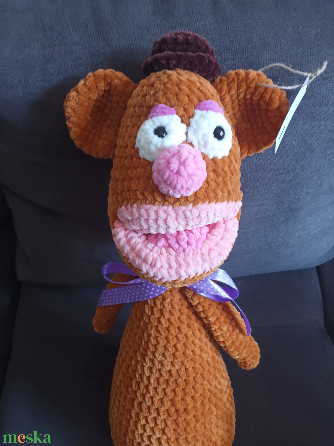 Topi Maci horgolt, a Muppet Showból - játék & sport - plüssállat & játékfigura - maci - Meska.hu