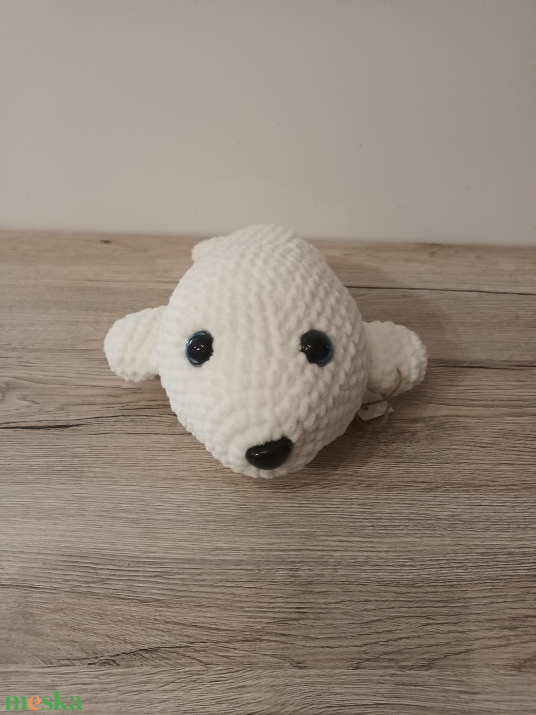 Amigurumi bébi fóka - játék & sport - plüssállat & játékfigura - más figura - Meska.hu