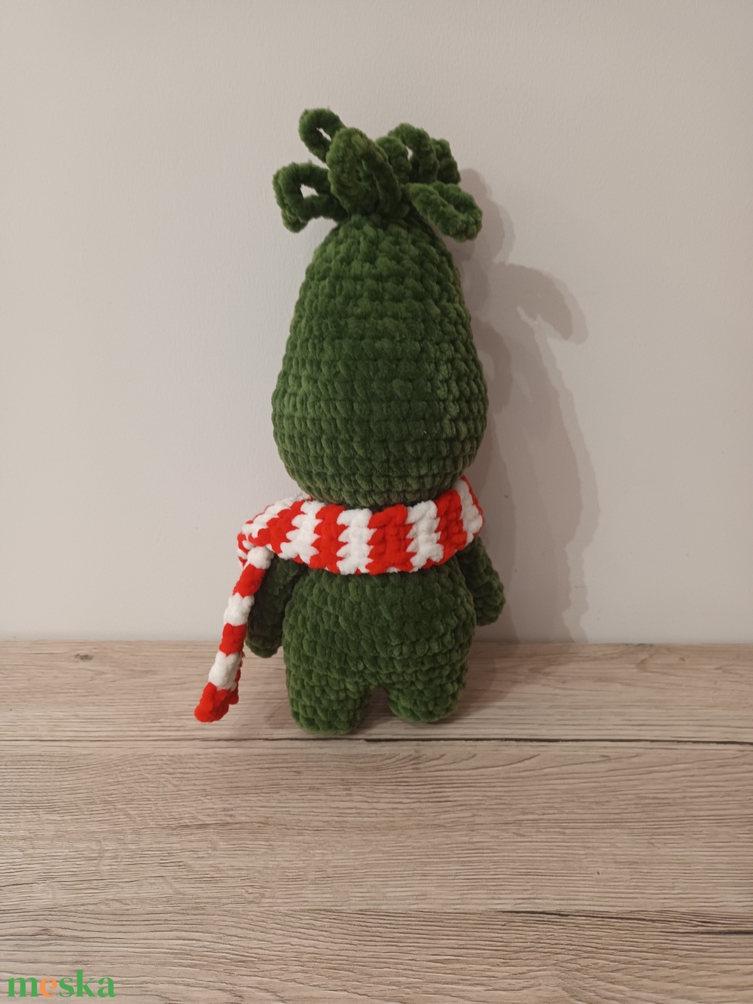 Amigurumi Grincs - karácsony - karácsonyi lakásdekoráció - karácsonyi manók, figurák - Meska.hu