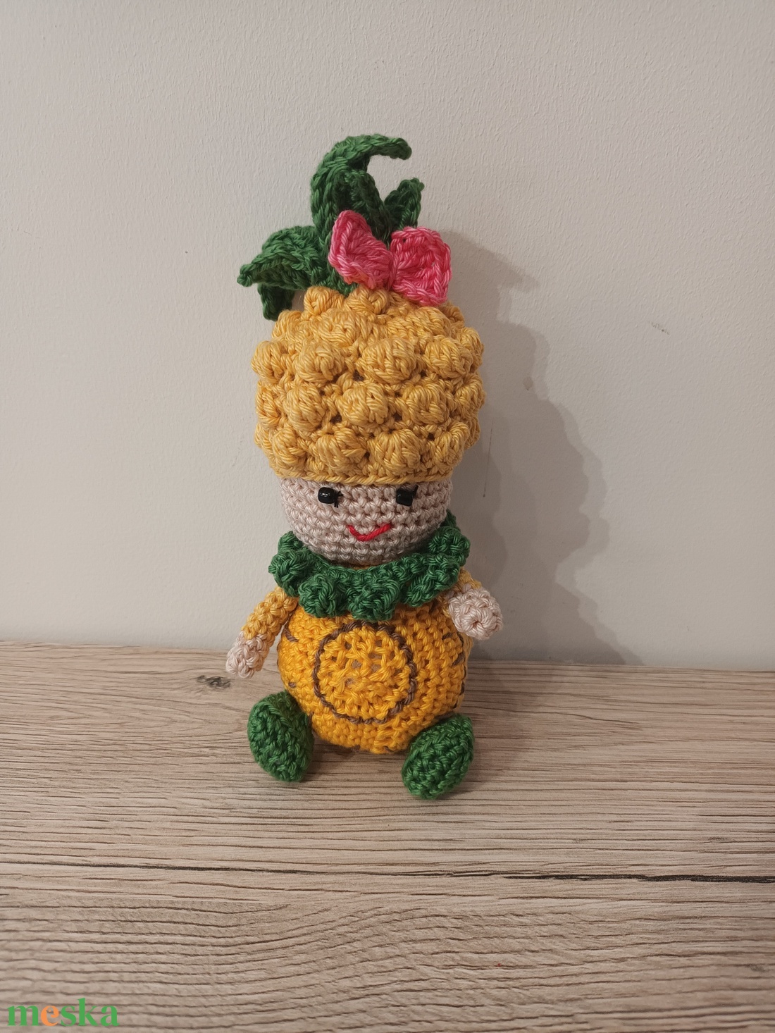 Amigurumi Ani, a horgolt ananász - játék & sport - plüssállat & játékfigura - más figura - Meska.hu
