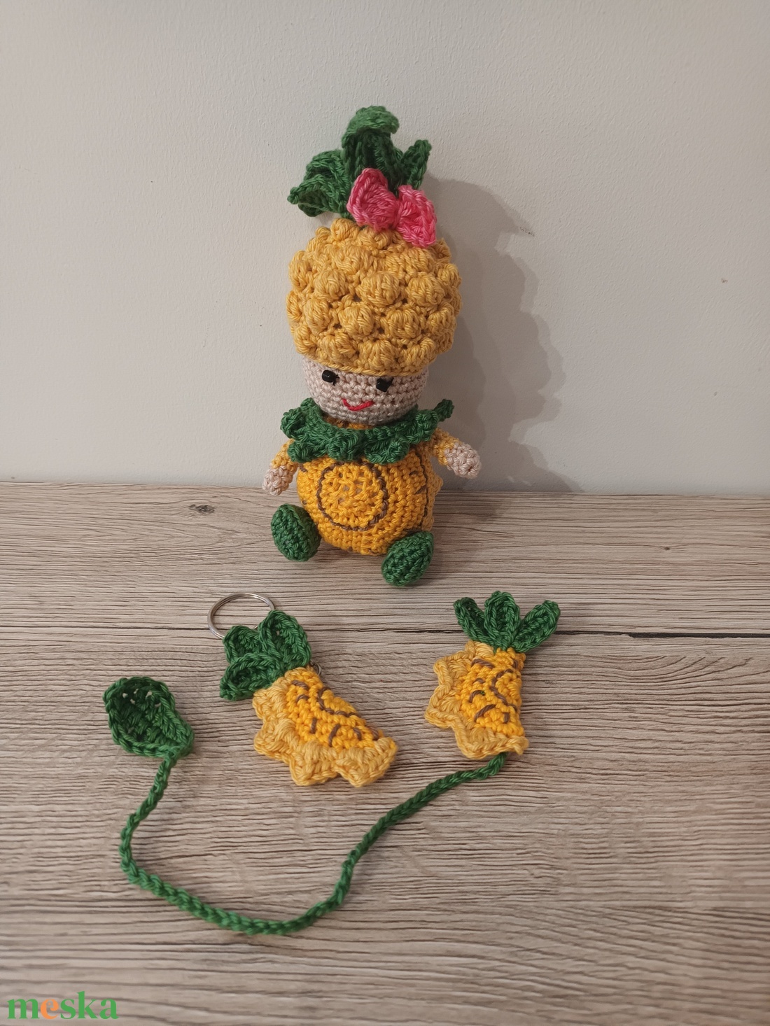 Amigurumi Ani, a horgolt ananász - játék & sport - plüssállat & játékfigura - más figura - Meska.hu