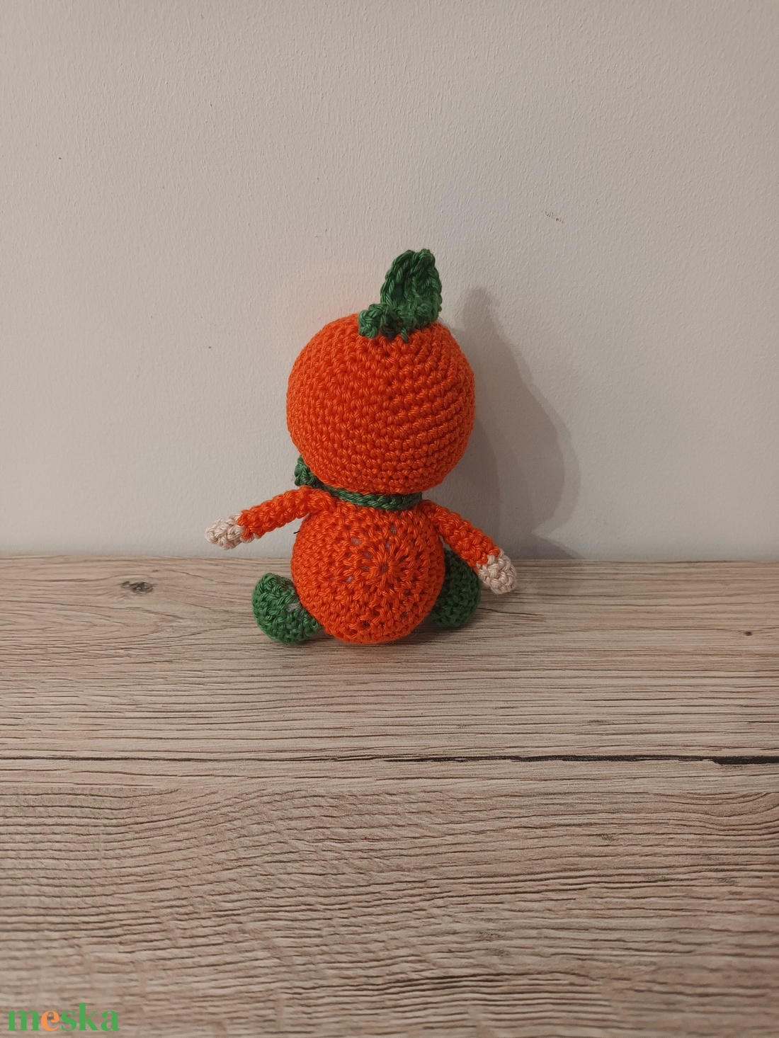 Amigurumi Nara, a horgolt narancs - játék & sport - plüssállat & játékfigura - más figura - Meska.hu