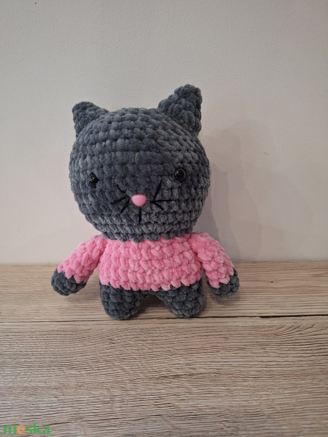 Cicus, amigurumi cica - játék & sport - plüssállat & játékfigura - cica - Meska.hu