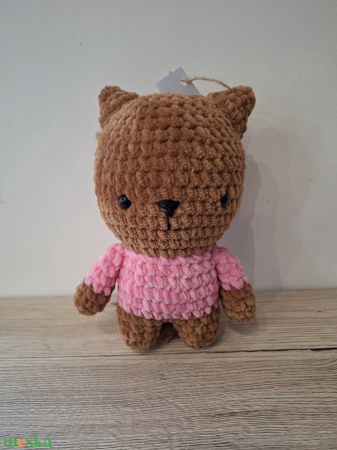 Cili, amigurumi cica - játék & sport - plüssállat & játékfigura - cica - Meska.hu