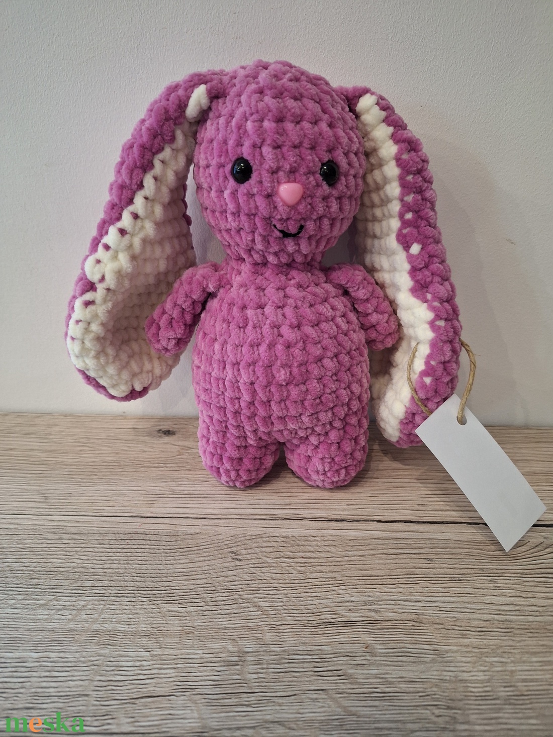 Nyuszi Gréti, amigurumi nyuszi - játék & sport - plüssállat & játékfigura - nyuszi - Meska.hu