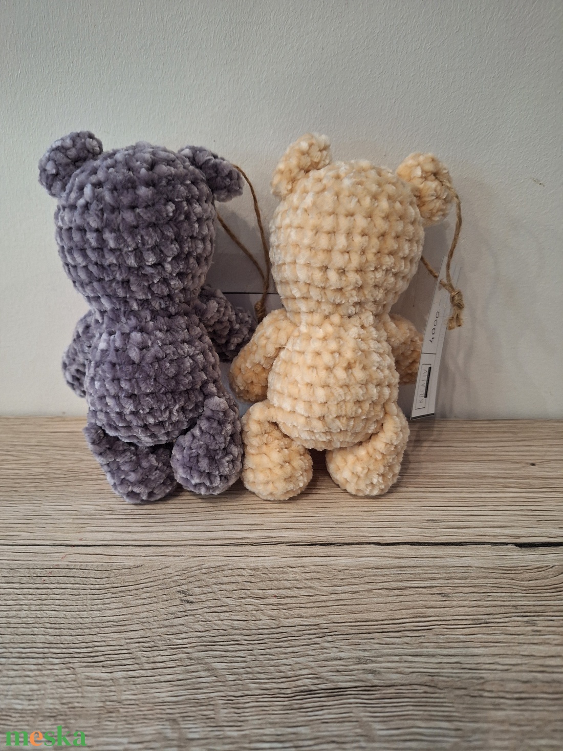 Amigurumi plüss maci szívvel - játék & sport - plüssállat & játékfigura - maci - Meska.hu