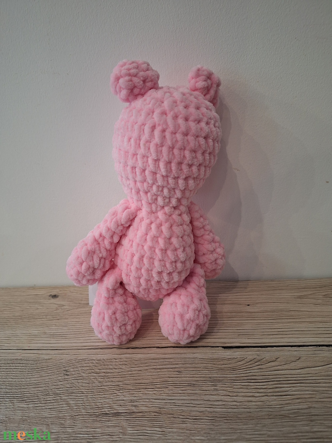 Amigurumi Pinky Maci - játék & sport - plüssállat & játékfigura - maci - Meska.hu