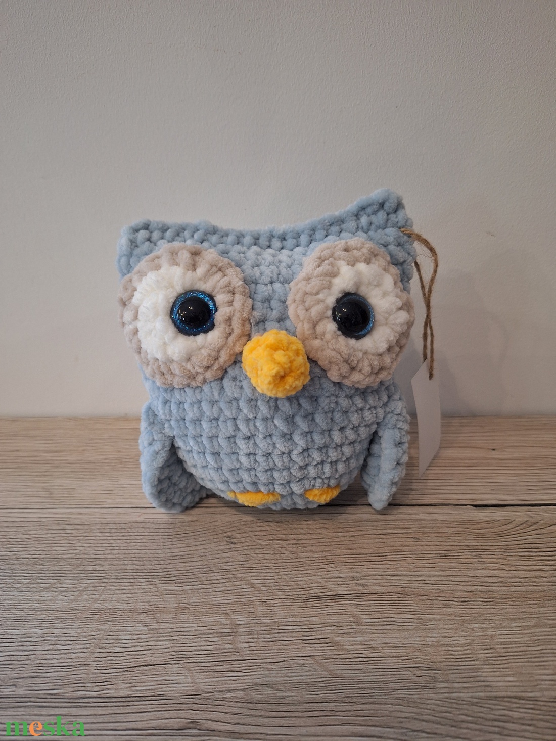 Plüss horgolt bagoly - játék & sport - plüssállat & játékfigura - bagoly - Meska.hu