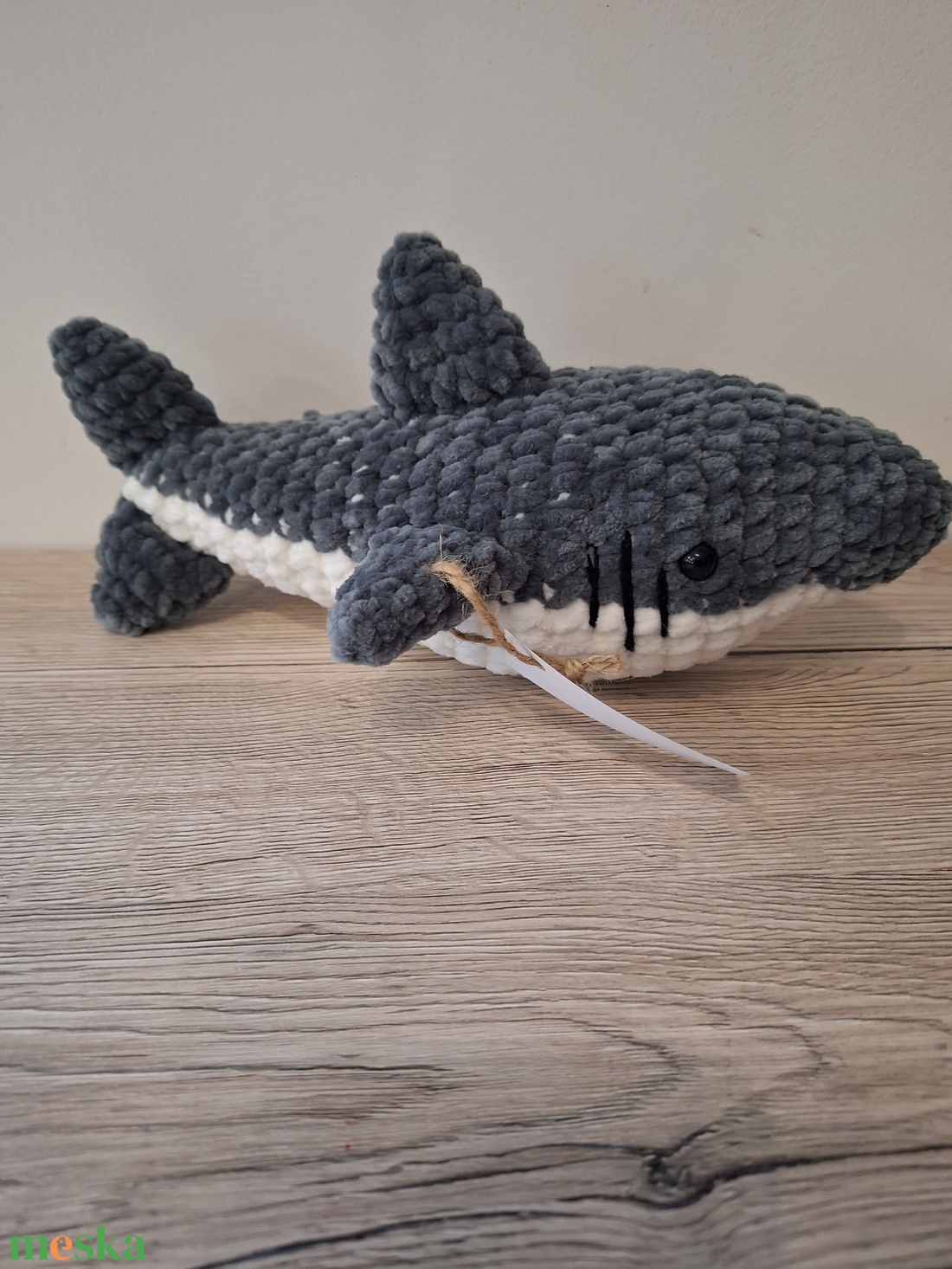 Amiurumi plüss cápa - játék & sport - plüssállat & játékfigura - hal - Meska.hu