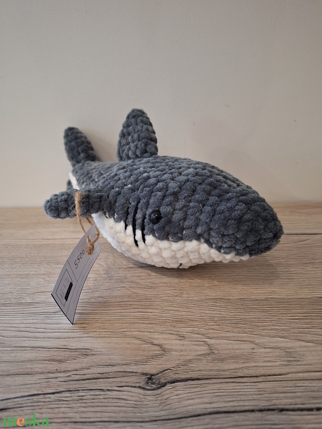 Amiurumi plüss cápa - játék & sport - plüssállat & játékfigura - hal - Meska.hu