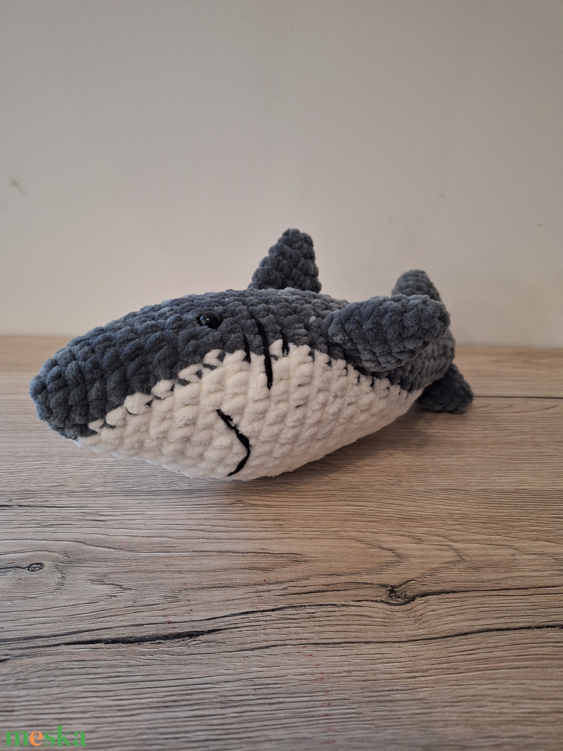 Amiurumi plüss cápa - játék & sport - plüssállat & játékfigura - hal - Meska.hu