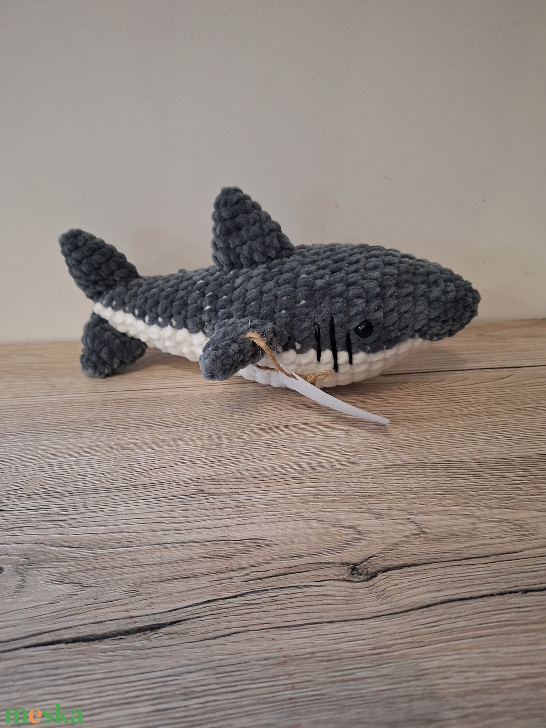 Amiurumi plüss cápa - játék & sport - plüssállat & játékfigura - hal - Meska.hu