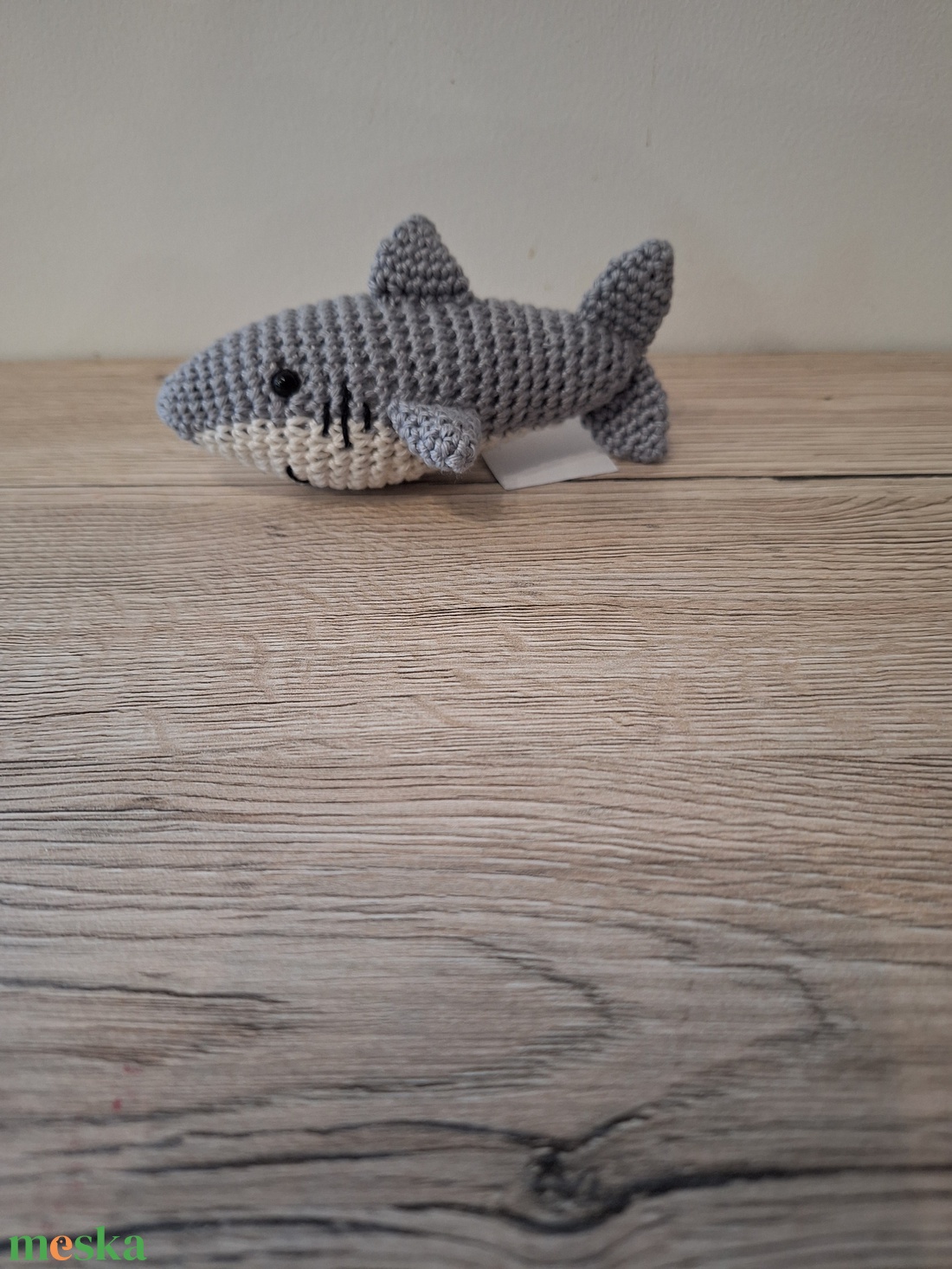 Amigurumi cápa - játék & sport - plüssállat & játékfigura - hal - Meska.hu