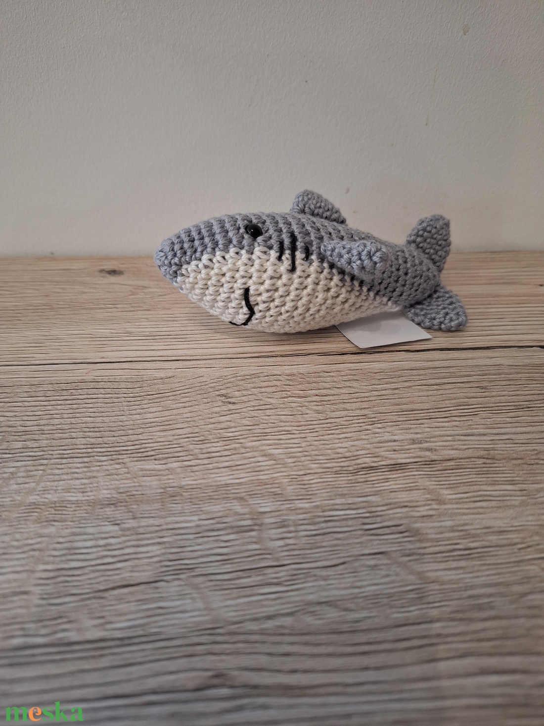 Amigurumi cápa - játék & sport - plüssállat & játékfigura - hal - Meska.hu