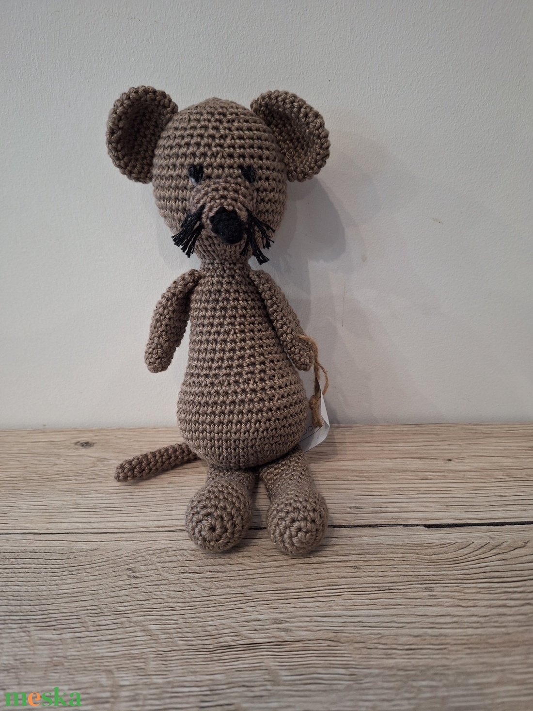 Cini, az amigurumi egér - játék & sport - plüssállat & játékfigura - egér - Meska.hu