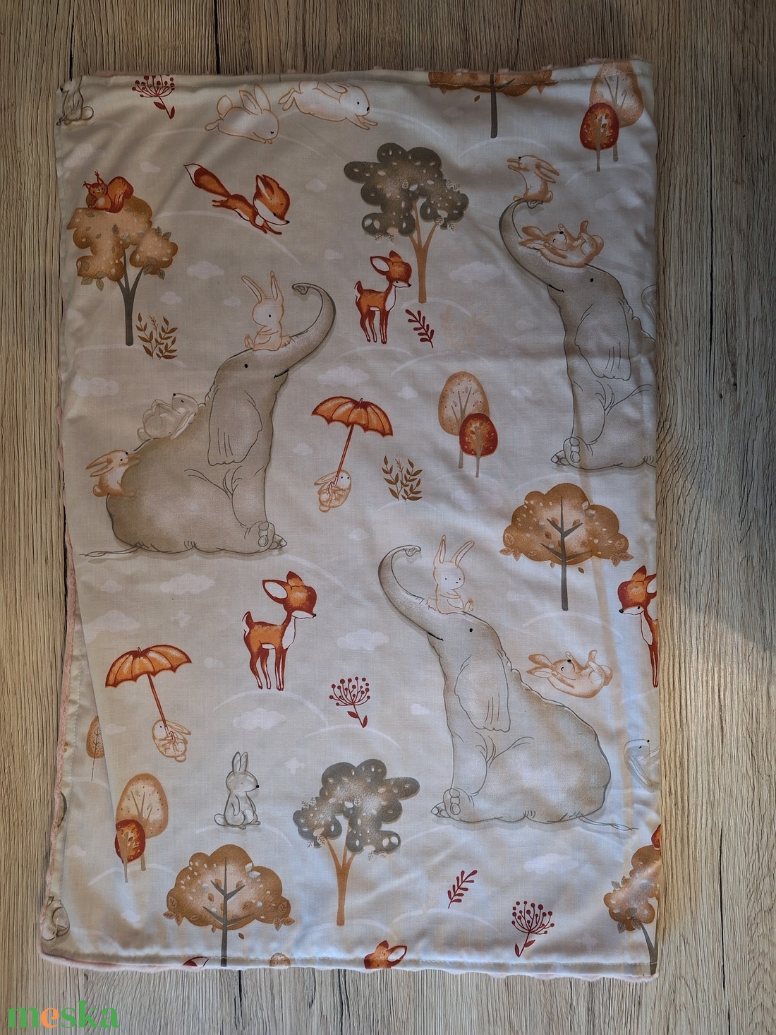 Kétoldalas babatakaró mályva - baba - mama - baba ágynemű - babatakaró, gyerek pléd - Meska.hu